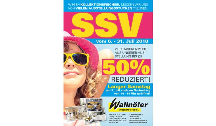 Möbel, Küchen und Bettwaren - Möbelhaus Wallnöfer Sommerschlussverkauf Möbelhaus Wallnöfer